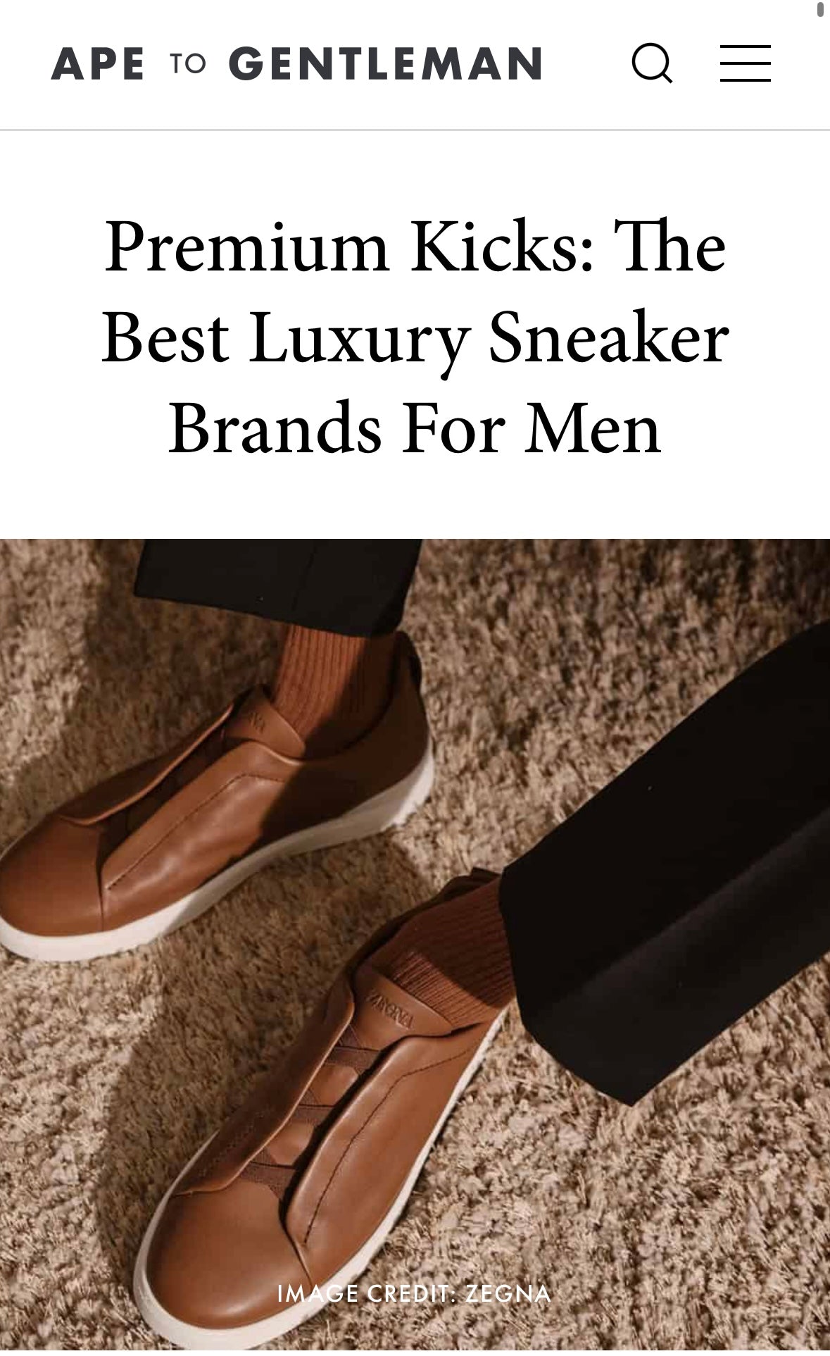 The Best Luxury Sneaker Brands For Men
