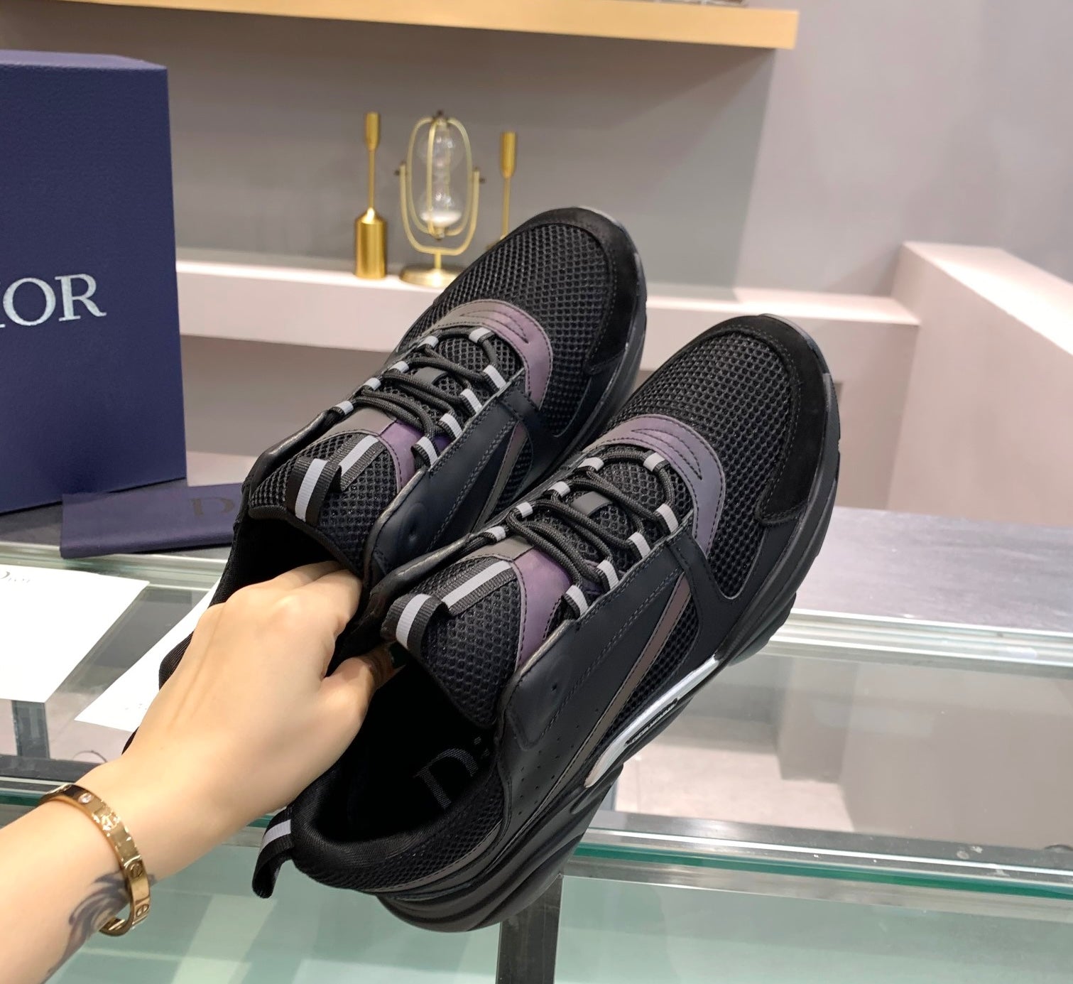 Dior B22 Black/Reflective