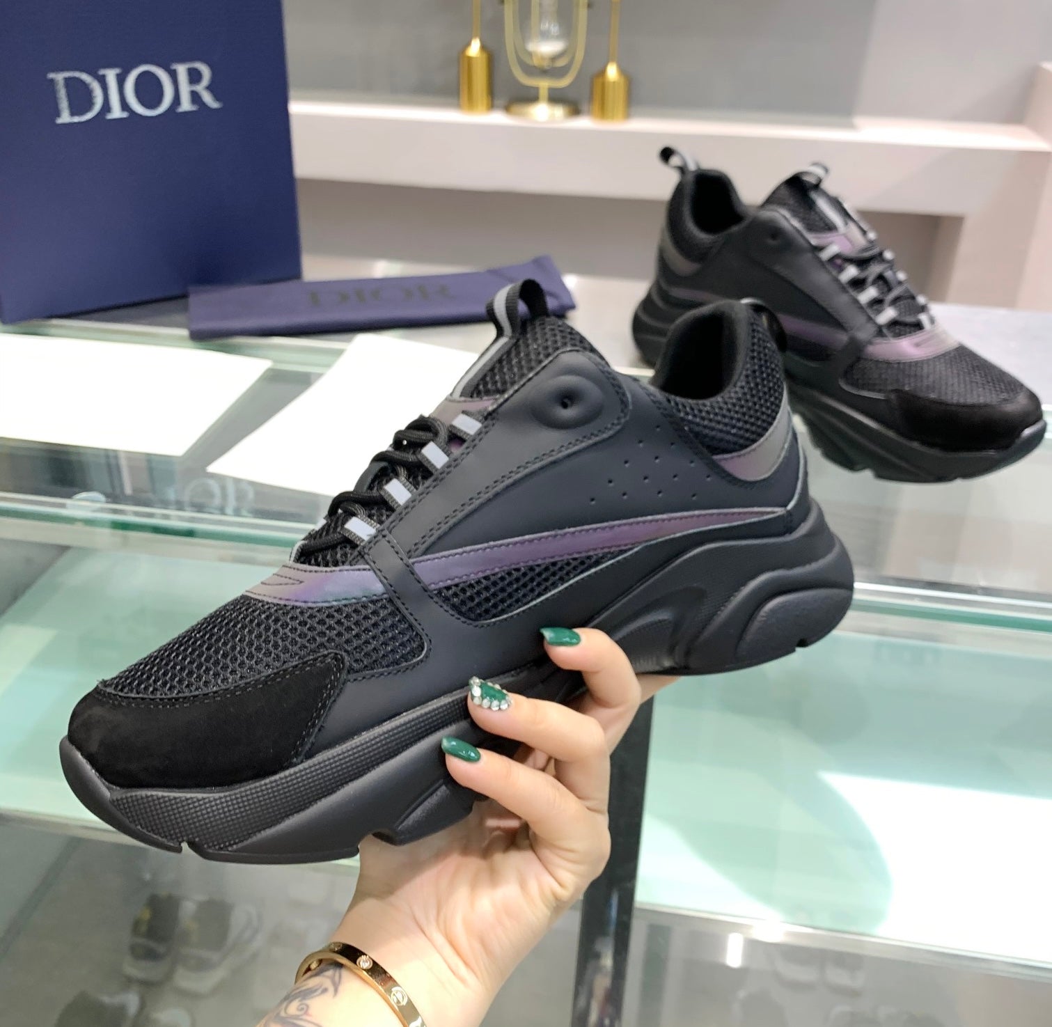 Dior B22 Black/Reflective