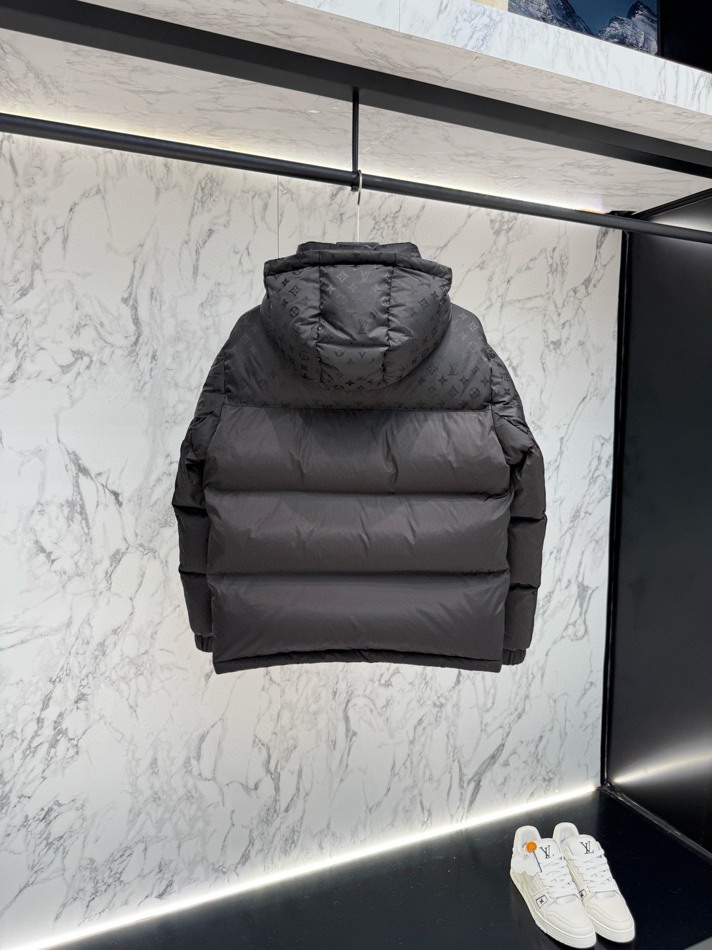 LV Placed Monogram Ecodown Blouson