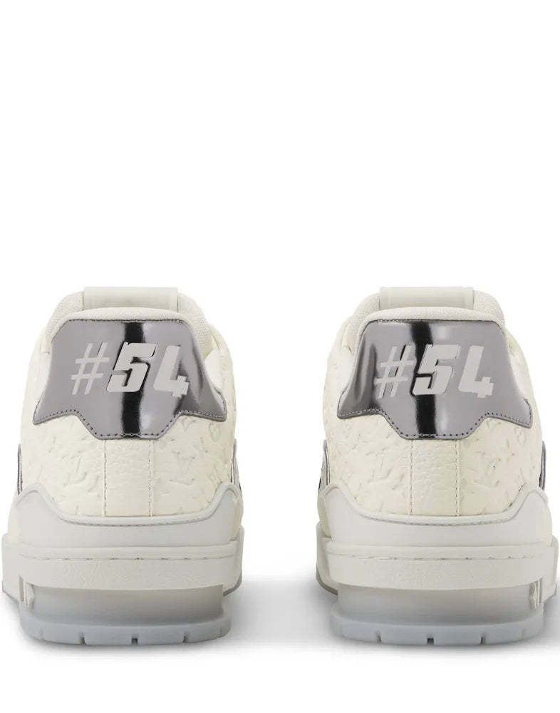 LV Trainer - Grey Grained Leather