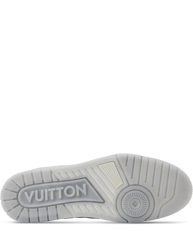 LV Trainer - Grey Grained Leather