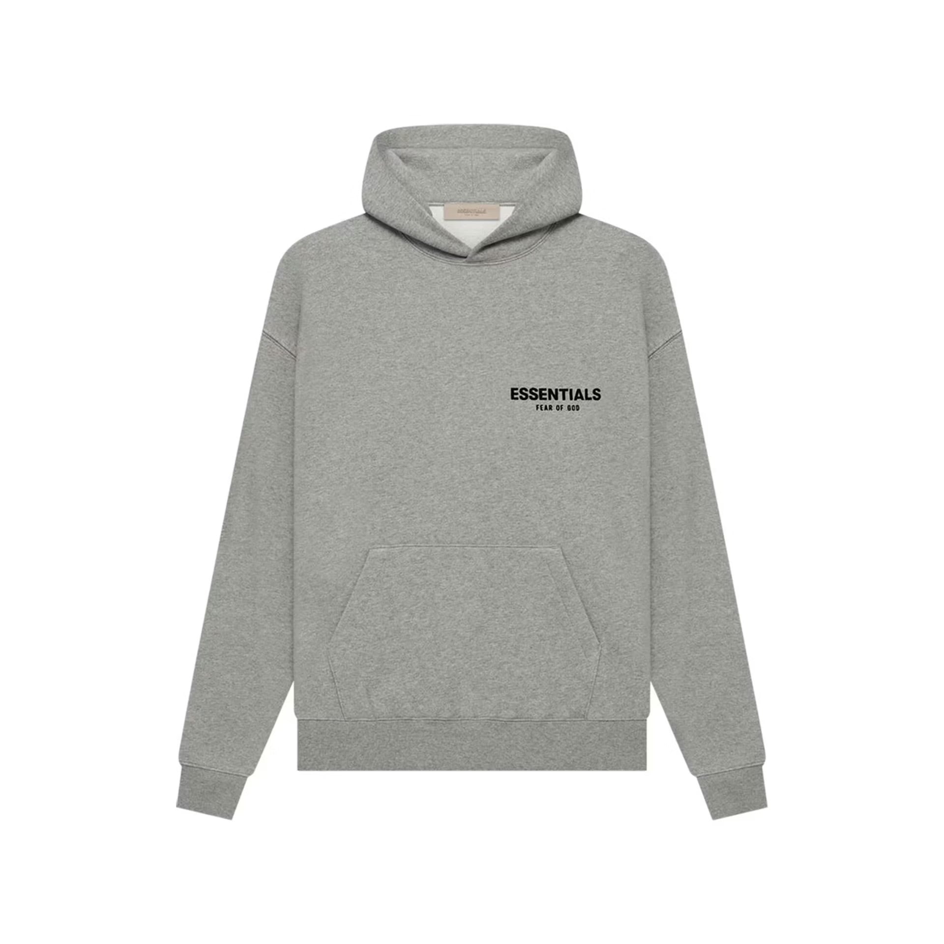 FEAR OF GOD ESSENTIALS HOODIE DARK OATMEAL